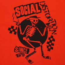 SOCIAL DISTORTION ソーシャルディストーション Speakeasy Checkerboard Tシャツ RED XLサイズ オフィシャル_画像2