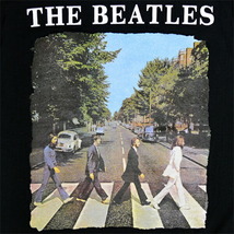 THE BEATLES ビートルズ Abbey Road & Logo Tシャツ BLACK Mサイズ オフィシャル_画像2