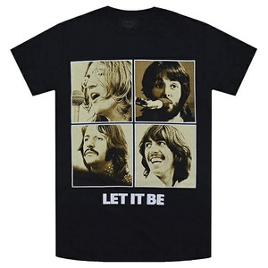 THE BEATLES ビートルズ Let It Be Sepia Tシャツ Sサイズ オフィシャル