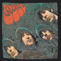 THE BEATLES ビートルズ Rubber Soul Album Cover Tシャツ Sサイズ BLACK オフィシャル_画像2