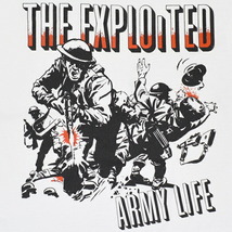 THE EXPLOITED エクスプロイテッド Army Life Tシャツ XLサイズ オフィシャル_画像2