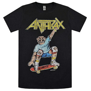 ANTHRAX アンスラックス Spreading Skater Notman Vintage Tシャツ Mサイズ オフィシャル