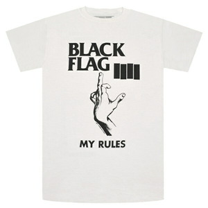 BLACK FLAG ブラックフラッグ My Rules Tシャツ Sサイズ オフィシャル