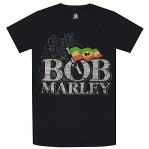 BOB MARLEY ボブマーリー Distress Logo Tシャツ Mサイズ オフィシャル