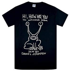 DANIEL JOHNSTON ダニエルジョンストン Hi How Are You Tシャツ BLACK Sサイズ オフィシャル