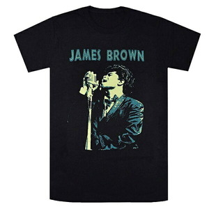 JAMES BROWN ジェームスブラウン Holding Mic Tシャツ Mサイズ オフィシャル