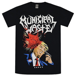 MUNICIPAL WASTE ミュニシパルウェイスト Trumps Wall Of Death Tシャツ Sサイズ オフィシャル