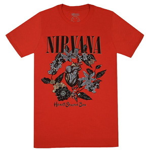 NIRVANA ニルヴァーナ Heart Shaped Box Tシャツ (2) RED Mサイズ オフィシャル