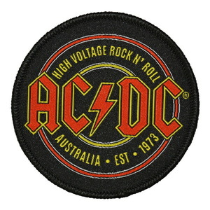 AC/DC エーシーディーシー High Voltage Rock 'N' Roll ワッペン オフィシャル