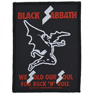 BLACK SABBATH ブラックサバス We Sold Our Soul For Rock 'n' Roll Patch ワッペン オフィシャル