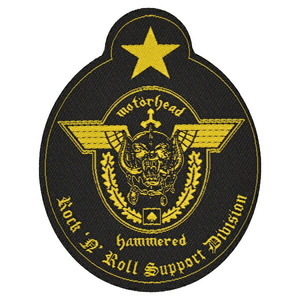 MOTORHEAD モーターヘッド Support Division CutOut Patch ワッペン オフィシャル