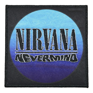 NIRVANA ニルヴァーナ Nevermind Wavy Logo Patch ワッペン オフィシャル