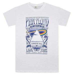 PINK FLOYD ピンクフロイド Carnegie Hall Poster Tシャツ WHITE Mサイズ オフィシャル