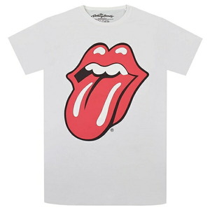 THE ROLLING STONES ローリングストーンズ Classic Tongue Tシャツ WHITE Lサイズ オフィシャル