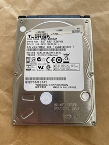 【正常4251時間】東芝 HDD 1TB 2.5 SATA MQ01ABD100