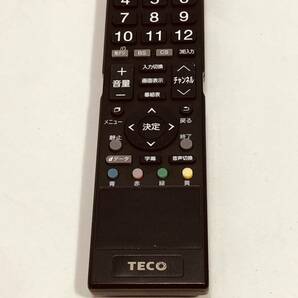 【TECO 純正 リモコン NS30】動作保証 即日発送 RC57E テレビ リモコン