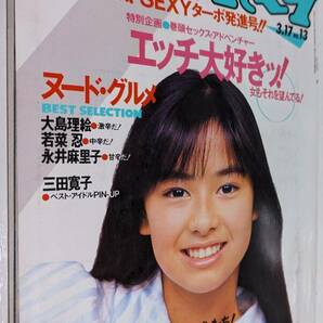 週刊プレイボーイ 1987年 秋本玲 大島理絵 若菜忍 永井麻里子の画像1