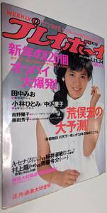 週刊プレイボーイ 1987年 田中みお 小林ひとみ 中沢慶子 藤田芳子 スペシャルゲーム