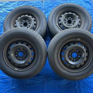 4本セット 195/70R14 ホイール付き夏タイヤ