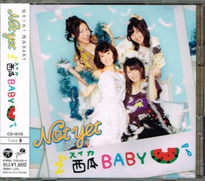 [国内盤CD] Not yet/西瓜BABY (Type B) [CD+DVD] [2枚組]