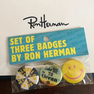 ロンハーマン ronherman RH バッジ 缶バッジ バッチ 3個セット