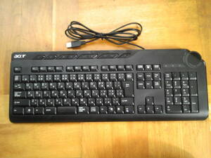 Acer エイサー 純正キーボード USBキーボード KU-0760 ボリュームコントローラー付