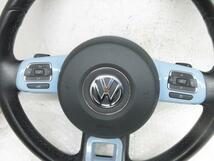 2012年 VW ザ・ビートル DBA-16CBZ ステアリングホイール ハンドル 191227 4595_画像3
