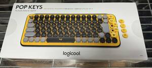 【新品/未開封】キーボード logicool K730YL POP KEYS WIRELESS MECHANICAL KEYBOARD (出品No41)