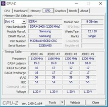 [動作確認済/M03] SAMSUNG DDR4-2400/PC4-19200, 8GBx2枚=合計16GB、デスクトップPC用メモリ_画像3