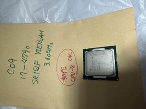 [動作確認済/C09]Intel Core i7 4790, SR1QF/VIETNAM