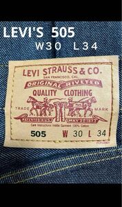 LEVI'S リーバイス505 W30L34 