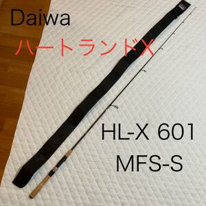 美品　ダイワ　ハートランドX Haertland-X HL-X 601 MFS-Sバスロッド 