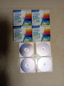 Verbatim Mitsubishi 120 minute DVD-R unused 44 sheets 