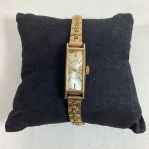 C2061【コンパクト】【JUNK】 K18 刻印. CITIZEN／シチズン. レディース腕時計. Dressy. 全体で約18g. 表面ガラス無し.レトロ. 動作未確認