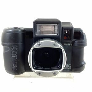 ASA078【通電のみ確認】 Konica／コニカ. フィルム コンパクトカメラ. 現場監督 ズーム. zoom lens 28-56