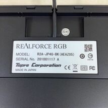 C4035【動作未確認】 REALFORCE RGB. 東プレ. キーボード. R2A-JP4G-BK_画像3