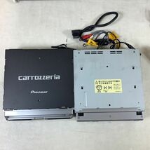 C4013【JUNK】動作未確認. Pioneer Carrozzeria. 7.0型ワイドTV AVIC-V77MD. AVIC-H99. 取説／リモコン付き_画像7