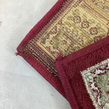 C5053. ベルギー製 ペルシャ絨毯. サイズ 60 x 90cm. コンテッサ. ビスコースレーヨン 100%_画像6