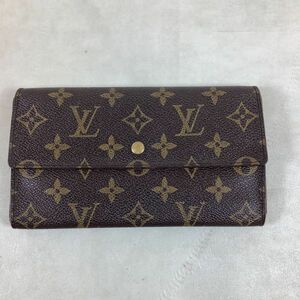 Z005【コンパクト】 LOUIS VUITTON／ルイ ヴィトン. LV. モノグラム. ポルトフォイユ. 三つ折長財布