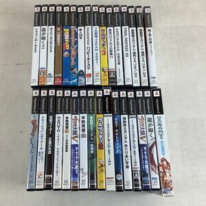 Z075【未開封品含む】ソニー/SONY PlayStation2/プレイステーション2 ゲームソフト大量まとめ■FF XⅡ■ドラクエ5「天空の花嫁」他30点以上