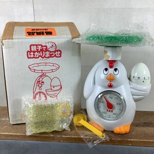 Z036【動作品】非売品 丸美屋/まるみや 親子ではかりまっせ ■スケール■はかり