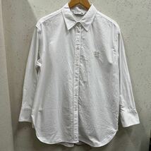 【美品♪】c44 JWANDERSON UNIQLO アンダーソン　ユニクロ　長袖シャツ Lサイズ コットン100% 白　オーバーサイズ　ヘビロテ　お買い得！_画像1