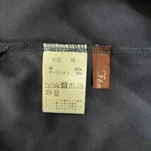 【美品】 う47 Femicite/フェミシテ パーカーワンピース スリット size38 紺/ネイビー カジュアル お得_画像9