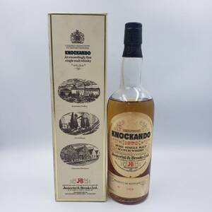 M29491(034)-501/TH8000　酒　KNOCKANDO　1970　PURE SINGLE MALT SCOTCH WHISKY　ノッカンドゥ　スコッチ　43％　750ml　箱付き