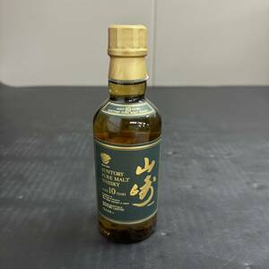 B19648(034)-155/TY10000　【千葉県内のみ発送】酒　SUNTORY PURE MALT WHISKY　山崎　10年　サントリーウイスキー　YAMAZAKI　40%180ml