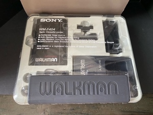 SONY Radio cassette-corder WM-F404 (B) WALKMAN 中古品　元箱　付属品付