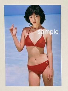  Okada Yukiko L stamp photograph idol 569