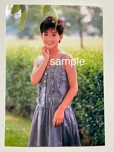  Okada Yukiko L stamp photograph idol 644