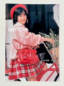  Okada Yukiko L stamp photograph idol 777