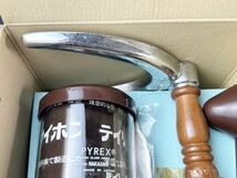 未使用 パイレックス テイリ サイフォン コーヒーサイホン A型 2人用 箱付◇喫茶/カフェ/厨房器具/珈琲/キッチン/調理器具/耐熱ガラス_画像5